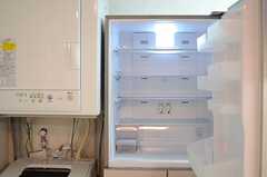 冷蔵庫の様子。(2013-05-31,共用部,KITCHEN,1F)