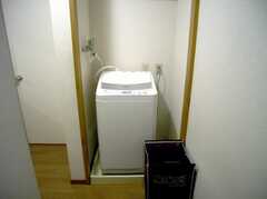 洗濯機の様子。(2007-12-20,共用部,LAUNDRY,5F)