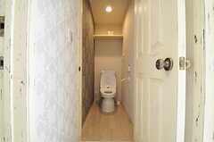ウォシュレット付きトイレの様子。（Sweet Classic Style）(2013-12-24,共用部,TOILET,2F)