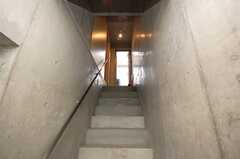 階段の様子。（501号室）(2008-08-31,専有部,ROOM,5F)