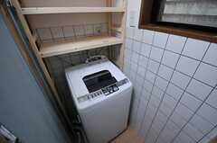 洗濯機の様子。(2014-03-07,共用部,LAUNDRY,1F)