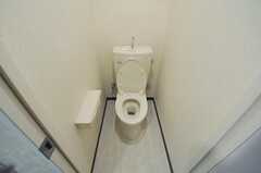 トイレはすべて、ウォシュレット付きになるそうです。(2013-01-25,共用部,TOILET,2F)