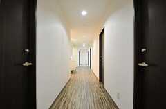廊下の雰囲気は2Fと異なり、よりシックな装い。(2013-01-25,共用部,OTHER,3F)