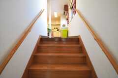 階段を上って、ラウンジへ。(2009-12-22,共用部,OTHER,2F)