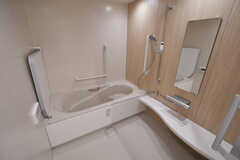 バスルームの様子。各部屋にもバスルームや3点ユニットが設置されています。(2020-03-26,共用部,BATH,1F)