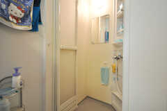 専有部に設置されたシャワールームの様子。（101号室）(2010-07-16,共用部,BATH,1F)