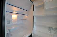 冷蔵庫は各部屋ごとに場所が決められています。(2012-09-25,共用部,KITCHEN,3F)
