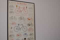 自転車のポスターが素敵。(2014-03-14,周辺環境,ENTRANCE,1F)