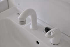 洗面台はシャワー水栓です。※2022年7月現在リノベーション工事中。（2022年9月頃画像を変更予定）(2012-08-29,共用部,OTHER,2F)
