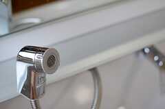 洗面台はシャワー水洗付きです。(2013-12-17,共用部,OTHER,1F)