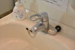 洗面台の水栓。(2022-02-09,共用部,WASHSTAND,1F)