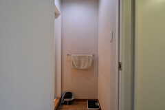 脱衣室の様子。(2022-02-09,共用部,BATH,1F)