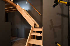 ロフトへの階段。（105号室）(2021-12-14,専有部,ROOM,1F)