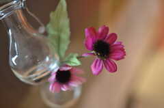 造花とガラスの花瓶。(2013-03-14,共用部,OTHER,3F)