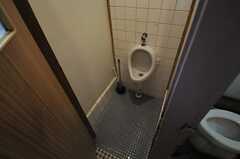 男性用トイレの様子。(2014-03-24,共用部,TOILET,1F)