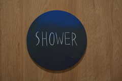 シャワールームのサイン。(2021-12-17,共用部,BATH,2F)