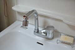 洗面台の水栓。(2023-01-31,共用部,WASHSTAND,1F)