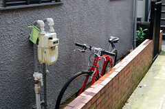 駐輪場ではありませんが、自転車はこちらへどうぞ。(2010-03-16,共用部,GARAGE,1F)