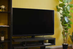 共用TVは2箇所設置されています。(2021-05-25,共用部,TV,1F)
