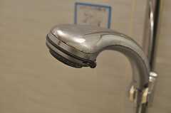 大きめのシャワーヘッドは全身シャワー機能付きです。(2012-06-19,共用部,BATH,2F)