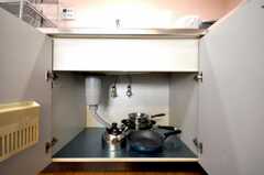 調理器具はシンク下に収納。(2010-06-24,共用部,OTHER,1F)