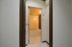 バスルームの脱衣室の様子。(2012-03-09,共用部,BATH,1F)