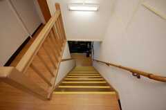 階段の様子。（2階から1階）(2008-10-14,共用部,OTHER,2F)