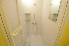 シャワールームの様子。(2012-10-22,共用部,BATH,2F)
