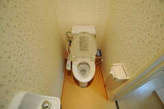 ウォシュレット付きトイレの様子。(2011-05-11,共用部,TOILET,1F)