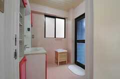 脱衣室に設置された洗面台。(2011-06-03,共用部,BATH,2F)