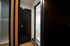 バスルームの脱衣室の様子。(2013-09-05,共用部,BATH,3F)