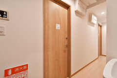 専有部のドア。（206号室）(2021-07-27,専有部,ROOM,2F)