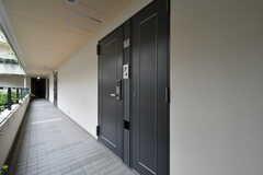専有部のドア。（410号室）(2022-10-12,専有部,ROOM,4F)