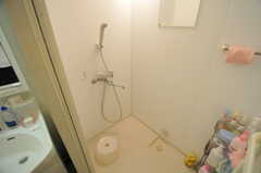 シャワールームの様子。ココとは別にバスルームもあります。(2011-09-22,共用部,BATH,4F)