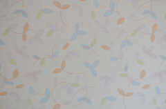 かわいらしい壁紙。（206号室）(2013-04-15,専有部,ROOM,2F)