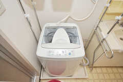 洗濯機の様子。（205号室）(2009-09-04,共用部,LAUNDRY,2F)