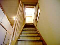 階段の様子。（1Fから2F)(2007-06-03,共用部,OTHER,1F)