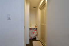 バスルームの脱衣室。(2021-10-18,共用部,BATH,2F)