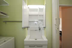 洗面台にも収納があります。(2010-12-15,共用部,OTHER,4F)