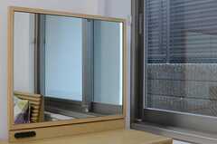 幅広の鏡面台。（102号室）(2013-02-12,専有部,ROOM,1F)