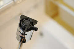 洗面台はシャワー水栓です。(2013-12-19,共用部,OTHER,1F)