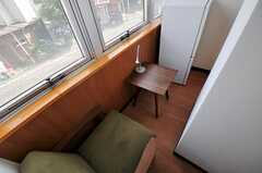 専有部の椅子とテーブルの様子。（202号室）(2011-06-21,専有部,ROOM,2F)