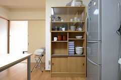 食器棚の様子。（604号室）(2012-12-18,共用部,KITCHEN,6F)