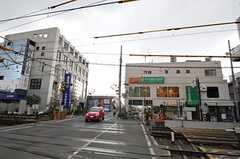 シェアハウスから京王井の頭線・永福町駅へ向かう道の様子。(2011-01-26,共用部,ENVIRONMENT,1F)