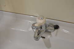 洗面台の水栓。(2022-02-28,共用部,WASHSTAND,1F)