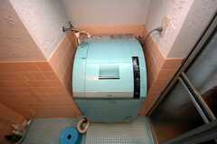 洗濯機の様子。(2008-08-13,共用部,LAUNDRY,1F)