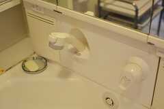 洗面台はシャワー水栓です。(2015-03-04,共用部,OTHER,1F)