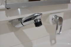 洗面台はシャワー水栓です。(2020-09-01,共用部,WASHSTAND,1F)