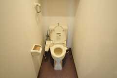 ウォシュレット付きトイレの様子2。(2013-02-25,共用部,TOILET,2F)