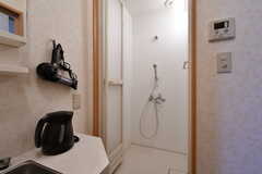 シャワールームの様子。モデルルームです。（204号室）(2022-08-09,専有部,ROOM,2F)